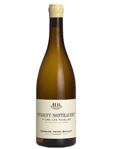 Henri Boillot Puligny-Montrachet 1er Cru Les Pucelles 2022 wine bottle shot