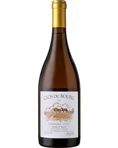 Huet Clos du Bourg Sec 2023 wine bottle shot
