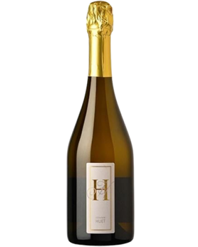 Huet Pétillant Brut 2019 wine bottle shot