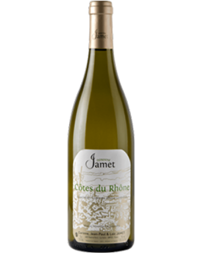Jamet Côtes-du-Rhône Blanc 2021 wine bottle shot