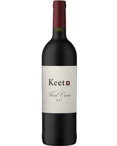 Keet First Verse 2021 wine bottle shot