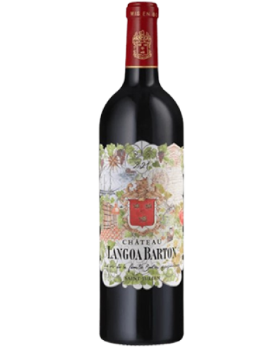 Langoa Barton Saint-Julien 2021 wine bottle shot