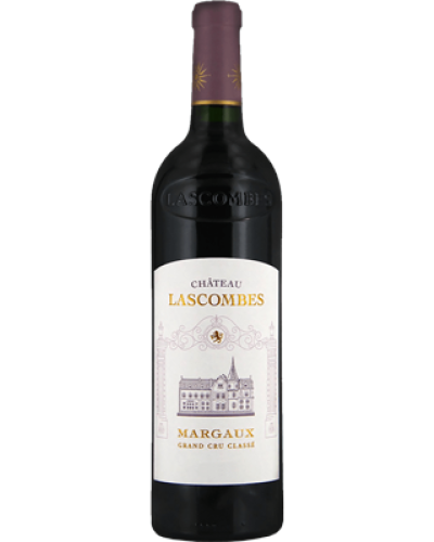 Lascombes Margaux 2021 wine bottle shot