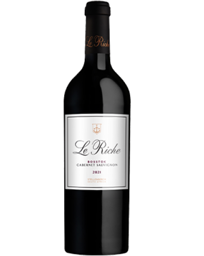 Le Riche Bosstok Cabernet Sauvignon 2021 wine bottle shot