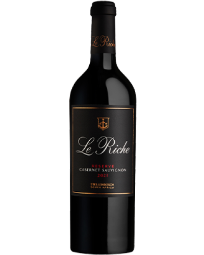  Le Riche Reserve Cabernet Sauvignon 2021 wine bottle shot