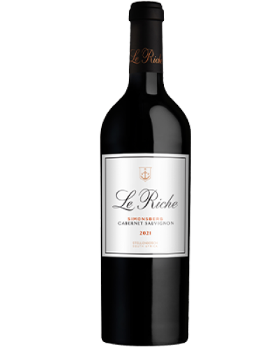 Le Riche Simonsberg Cabernet Sauvignon 2021 wine bottle shot