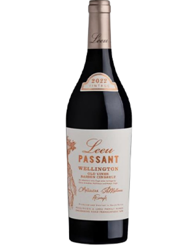 Leeu Passant Wellington Cinsault 2022 wine bottle shot
