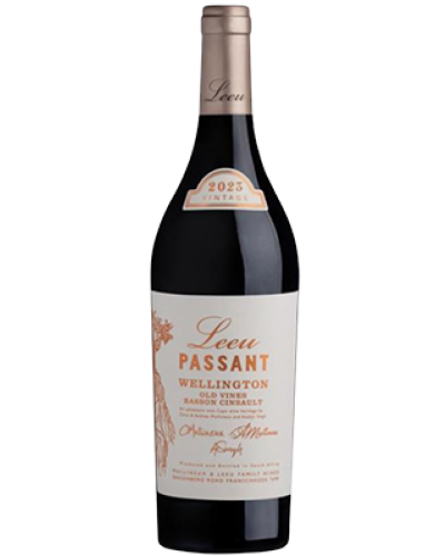 Leeu Passant Wellington Cinsault 2023 wine bottle shot