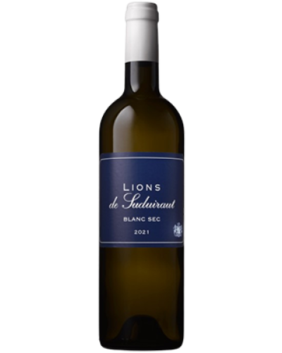 Lions de Suduirant Bordeaux Blanc 2021 wine bottle shot