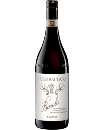 Luigi Baudana Barolo Serralunga 2019 wine bottle shot