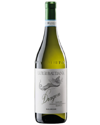 Luigi Baudana Langhe Bianco Dragon 2023 wine bottle shot