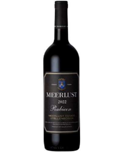 Meerlust Rubicon 2022 wine bottle shot