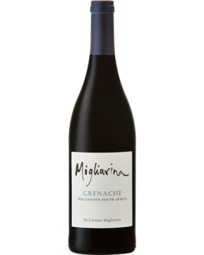 Migliarina Grenache 2022 wine bottle shot
