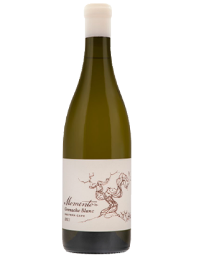 Momento Grenache Blanc 2023 wine bottle shot