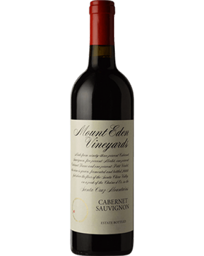 Mount Eden Santa Cruz Mountains Cabernet Sauvignon 2017 wine bottle shot