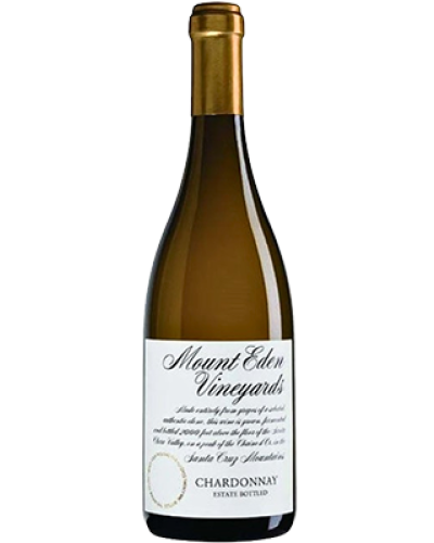 Mount Eden Santa Cruz Mountains Chardonnay 2018 wine bottle shot