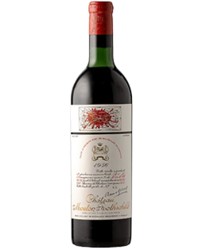 Mouton Rothschild Pauillac 1956 wine bottle shot