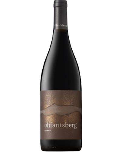 Olifantsberg Syrah 2019 wine bottle shot