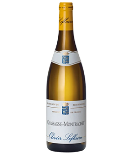 Olivier Leflaive Chassagne-Montrachet Houilleres 2021 wine bottle shot