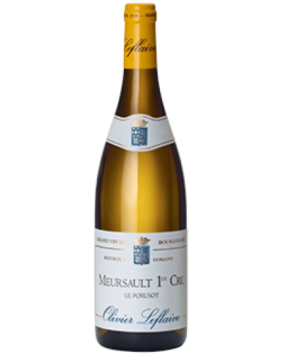 Olivier Leflaive Meursault 1er Cru Porusot 2021 wine bottle shot