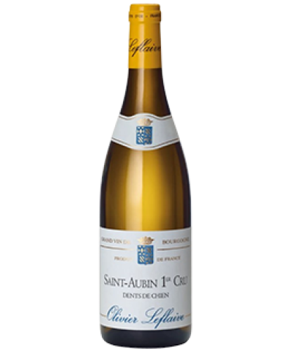 Olivier Leflaive Saint-Aubin 1er Cru Dents de Chien 2021 wine bottle shot