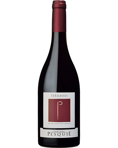 Pesquié Terrasses Ventoux Rouge 2022 wine bottle shot