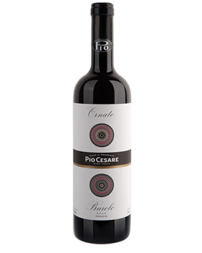 Pio Cesare Barolo Ornato 2019 wine bottle shot