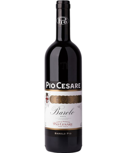 Pio Cesare Barolo Pio 2019 wine bottle shot