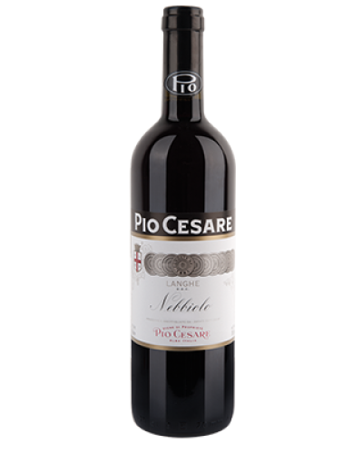Pio Cesare Langhe Nebbiolo 2020 wine bottle shot
