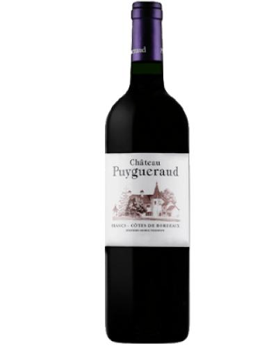 Puygueraud Francs Côtes de Bordeaux 2018 wine bottle shot