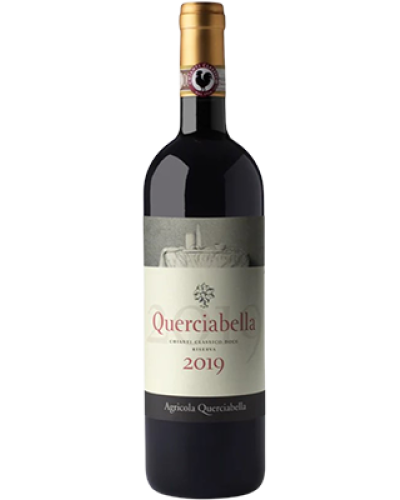 Querciabella Chianti Classico Riserva 2019 wine bottle shot