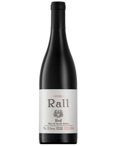 Rall Red 2022 wine bottle shot