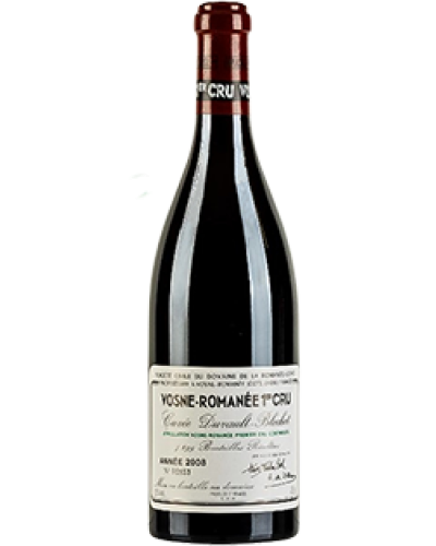 Romanée-Conti 1er Cru Cuvée Duvault-Blochet 2008 wine bottle shot