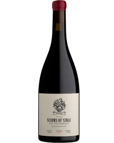 Scions of Sinai Féniks Pinotage 2023 wine bottle shot