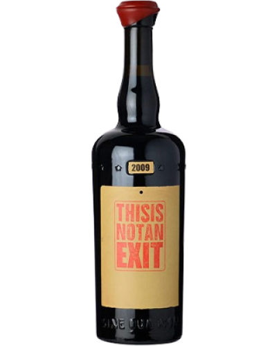 Sine Qua Non This Is Not An Exit Syrah 2009 wine bottle shot
