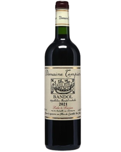 Tempier Cuvée Classique 'Lulu & Lucien' Bandol Rouge 2021 wine bottlee shot