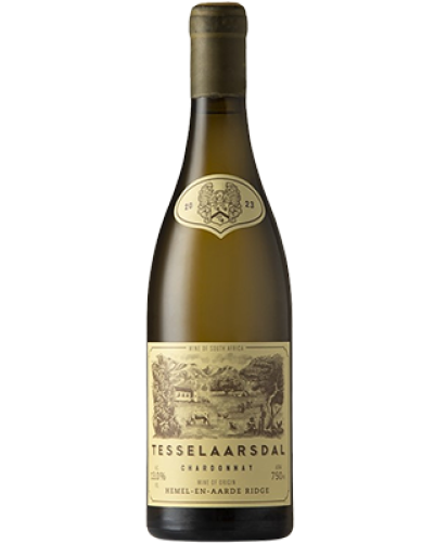 Tesselaarsdal Chardonnay 2023 wine bottle shot