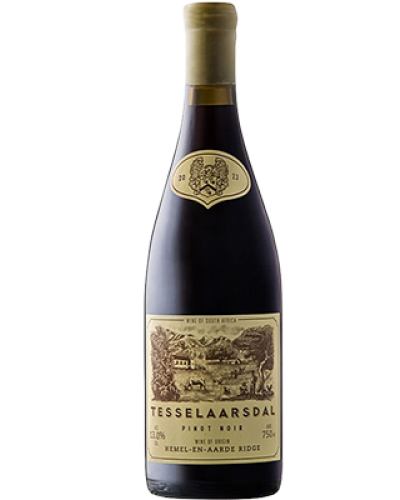 Tesselaarsdal Pinot Noir 2023 wine bottle shot