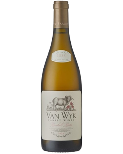 Van Wyk Family Wines Rachel Rose 2022 wine bottle shot