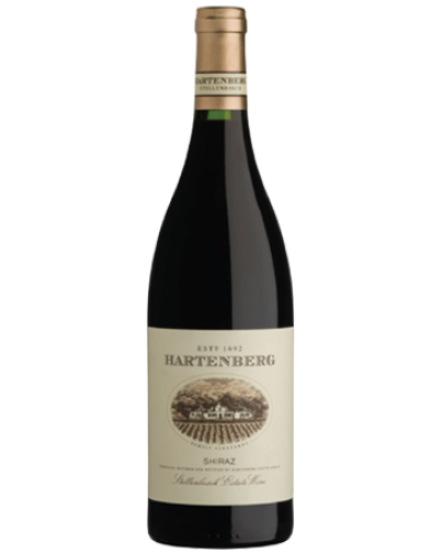 Hartenberg Shiraz 2020 wine bottle shot

