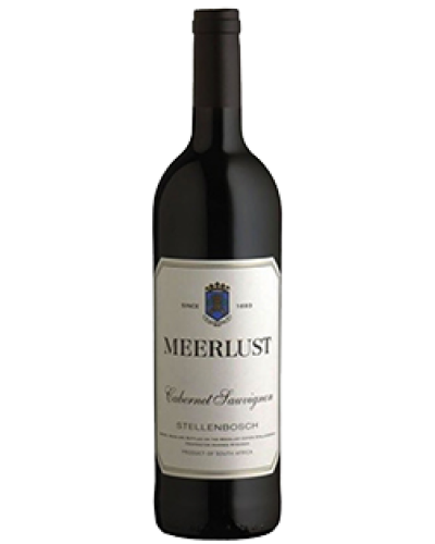 Meerlust Cabernet Sauvignon 2020 wine bottle shot