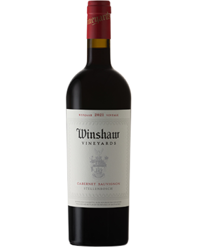 Winshaw Family Vineyards Cabernet Sauvignon 2021 wine bottle shot