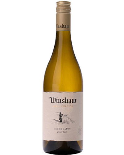 Winshaw Family Vineyards The Runaway Pinot Gris 2023 wine bottle shot