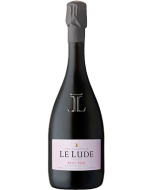 Le Lude Brut Rose NV wine bottle shot