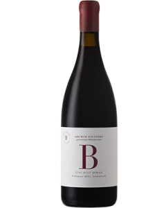 Bruwer Vintners Lone Wolf Syrah 2023 wine bottle shot