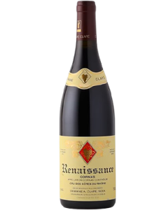 Clape Cornas Renaissance 2021 wine bottle shot