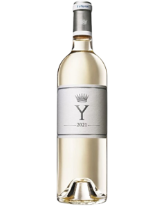 d'Yquem 'Y' Bordeaux Blanc 2021 wine bottle shot