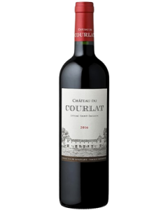 Du Courlat Lussac St Émilion 2016 wine bottle shot