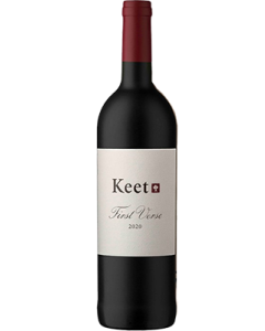 Keet First Verse 2020 wine bottle shot
