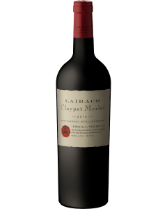 Laibach Claypot Merlot 2016 wine bottle shot